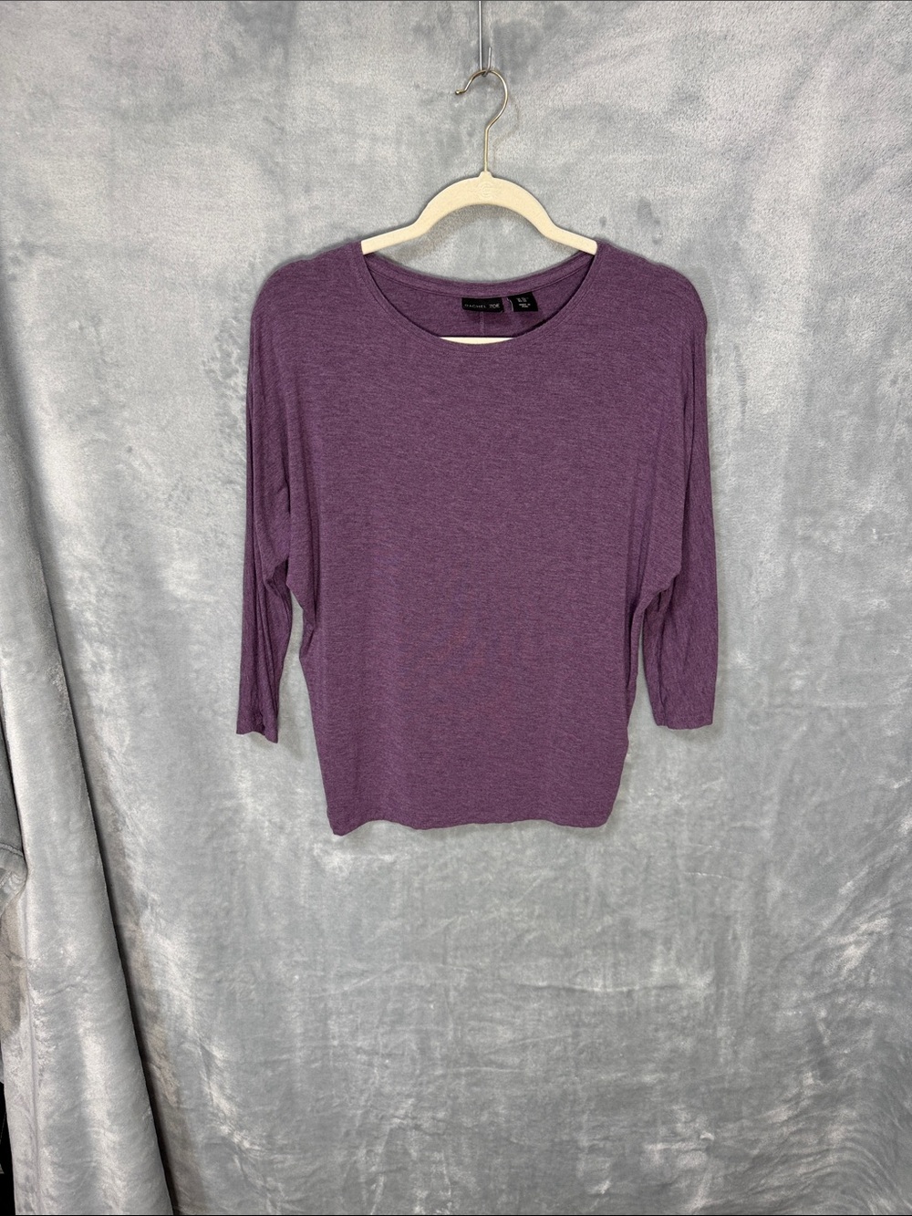 Rachel Zoe Plum Boatneck Dolman-Sleeve Knit Top